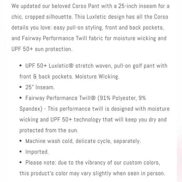 EUC Lilly Pulitzer Corso Crop Anniversary Toile - Picture 6 of 6